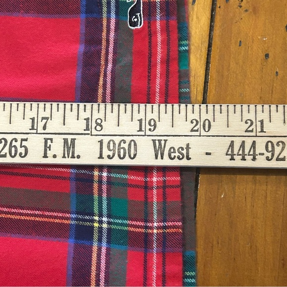 Sz6 Vineyard Vines Plaid Holiday Shirt/Tunic - Picture 3 of 6